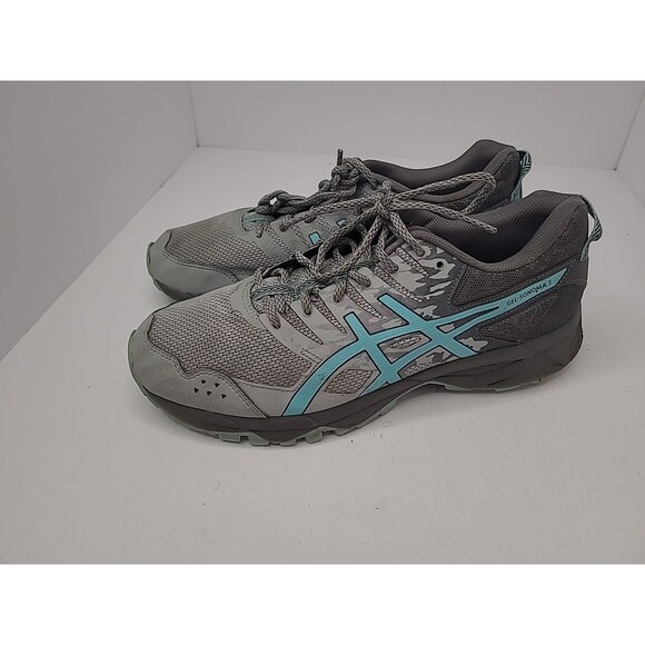 ASICS Gel Sonoma 3 Athletic Shoe Grey Blue Womens 9.5 Running Active Hiking - Picture 4 of 8